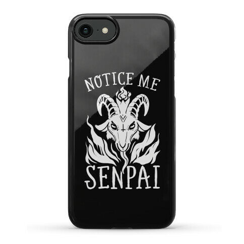Notice Me Senpai! (Baphomet) Phone Case