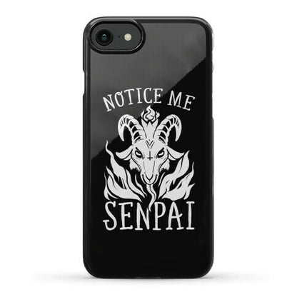 Notice Me Senpai! (Baphomet) Phone Case