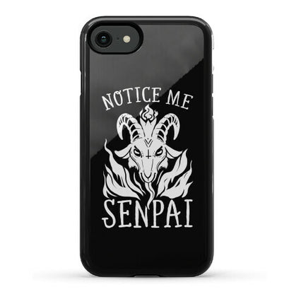 Notice Me Senpai! (Baphomet) Phone Case