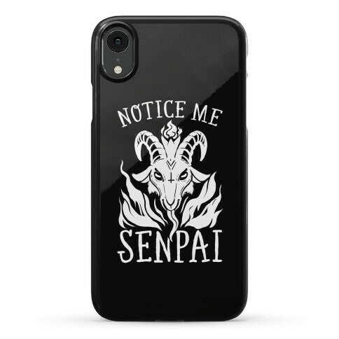 Notice Me Senpai! (Baphomet) Phone Case