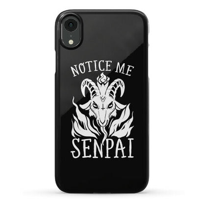 Notice Me Senpai! (Baphomet) Phone Case