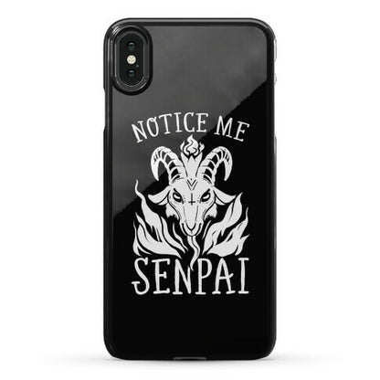 Notice Me Senpai! (Baphomet) Phone Case