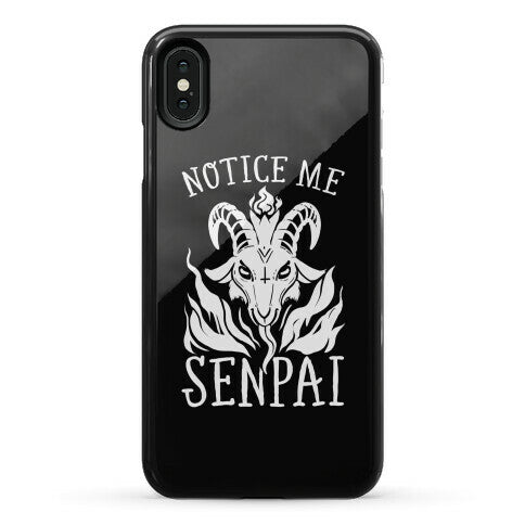 Notice Me Senpai! (Baphomet) Phone Case