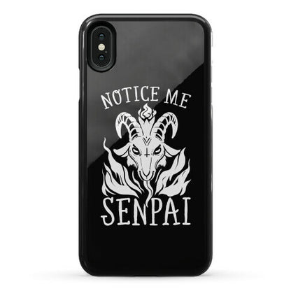 Notice Me Senpai! (Baphomet) Phone Case
