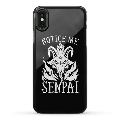 Notice Me Senpai! (Baphomet) Phone Case