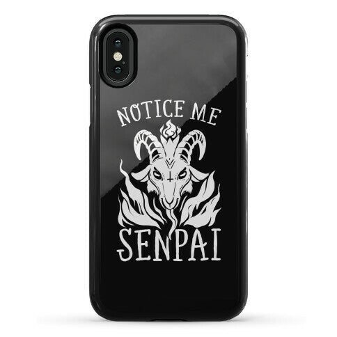 Notice Me Senpai! (Baphomet) Phone Case