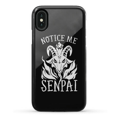 Notice Me Senpai! (Baphomet) Phone Case