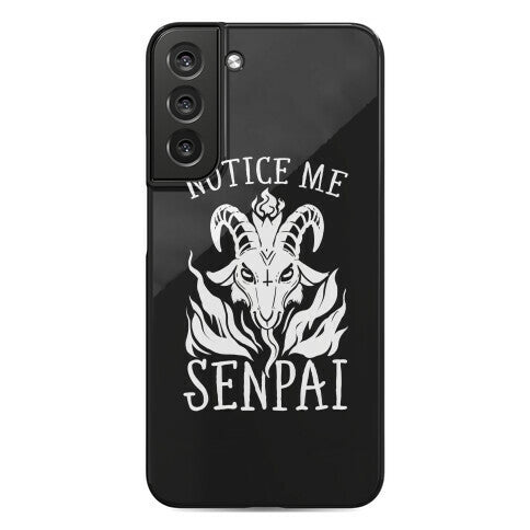 Notice Me Senpai! (Baphomet) Phone Case