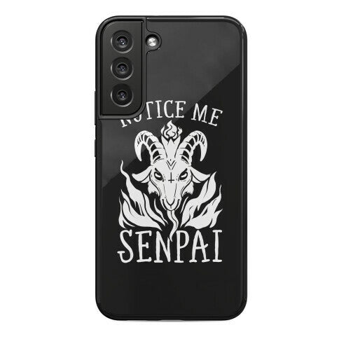 Notice Me Senpai! (Baphomet) Phone Case