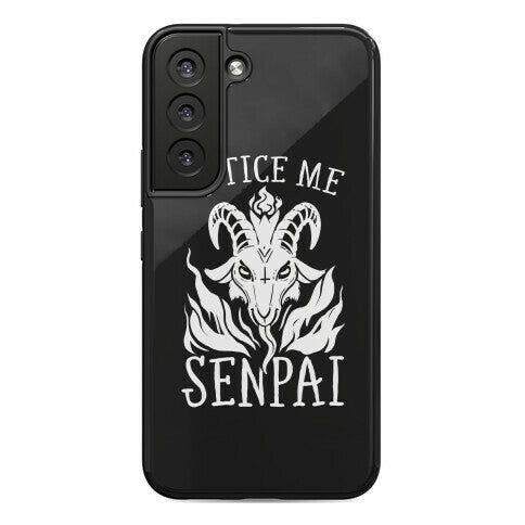Notice Me Senpai! (Baphomet) Phone Case
