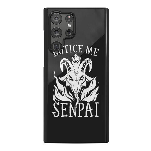 Notice Me Senpai! (Baphomet) Phone Case