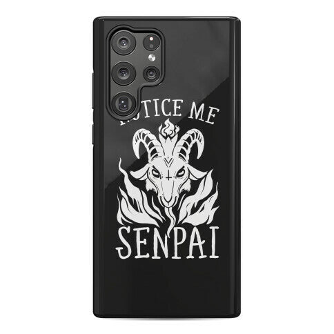 Notice Me Senpai! (Baphomet) Phone Case