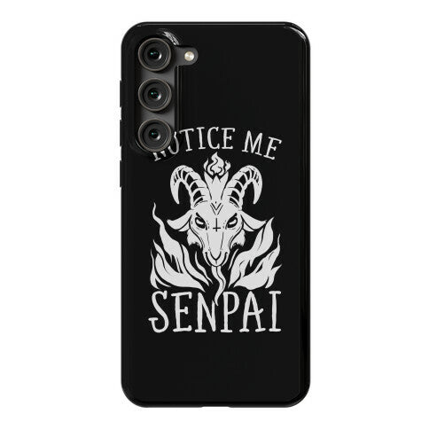 Notice Me Senpai! (Baphomet) Phone Case