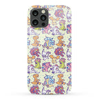 Digital Monsters Pattern Phone Case