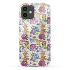 Digital Monsters Pattern Phone Case