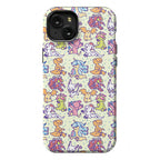 Digital Monsters Pattern Phone Case