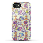 Digital Monsters Pattern Phone Case