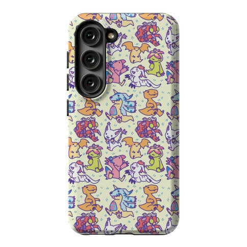 Digital Monsters Pattern Phone Case