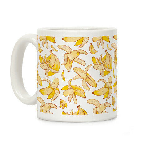 Banana penis pattern Coffee Mug