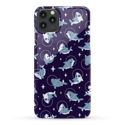 Space Shark Pattern Phone Case