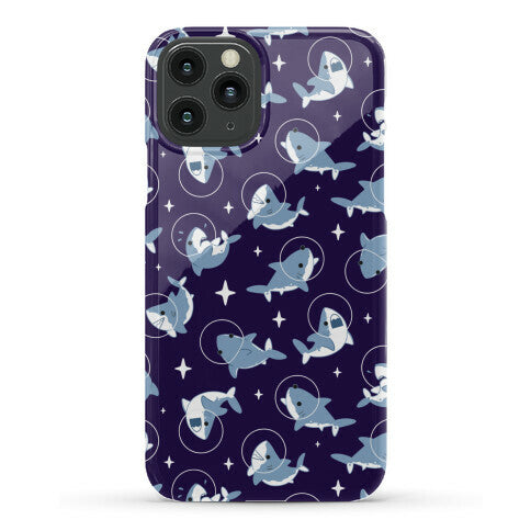 Space Shark Pattern Phone Case