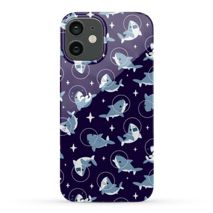 Space Shark Pattern Phone Case