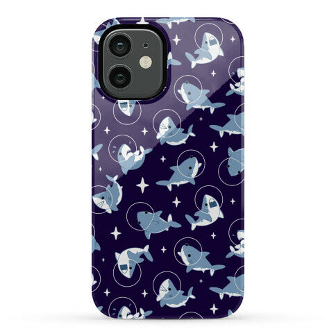 Space Shark Pattern Phone Case