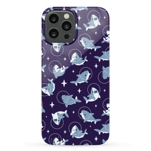 Space Shark Pattern Phone Case