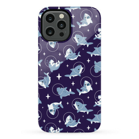 Space Shark Pattern Phone Case