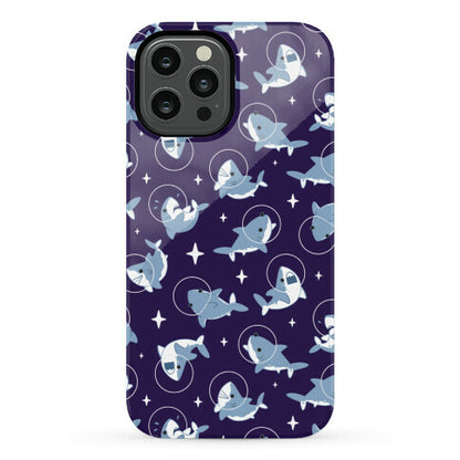 Space Shark Pattern Phone Case