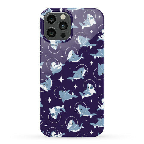 Space Shark Pattern Phone Case