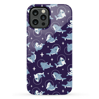 Space Shark Pattern Phone Case
