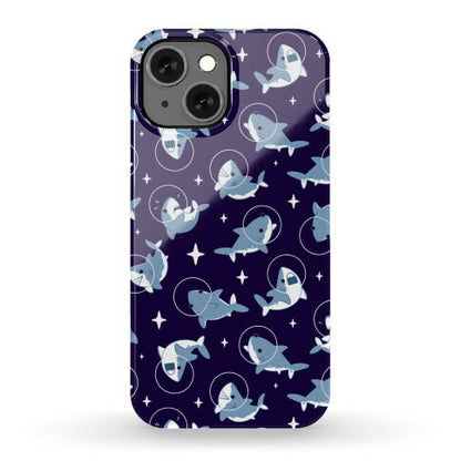 Space Shark Pattern Phone Case