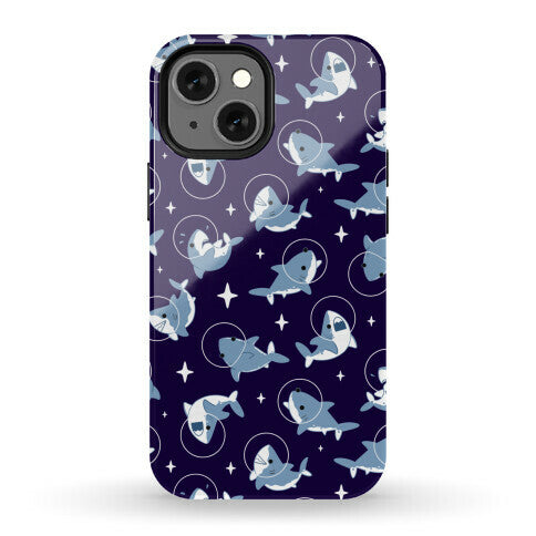 Space Shark Pattern Phone Case