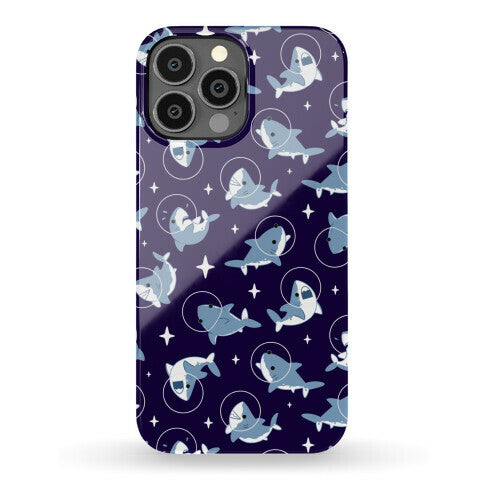 Space Shark Pattern Phone Case