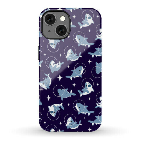 Space Shark Pattern Phone Case