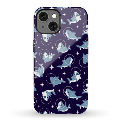 Space Shark Pattern Phone Case