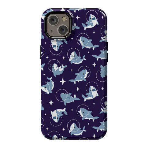 Space Shark Pattern Phone Case