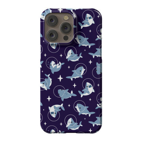 Space Shark Pattern Phone Case