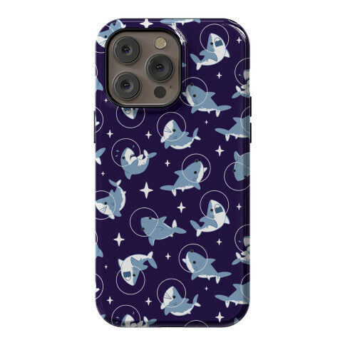 Space Shark Pattern Phone Case