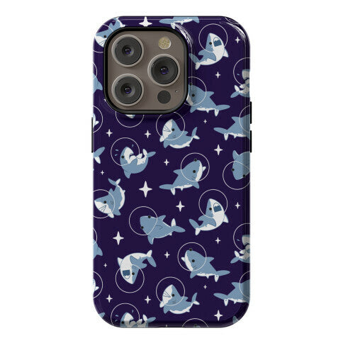Space Shark Pattern Phone Case