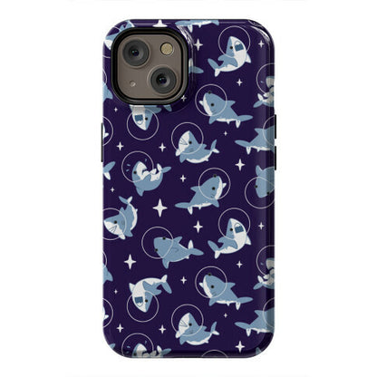 Space Shark Pattern Phone Case