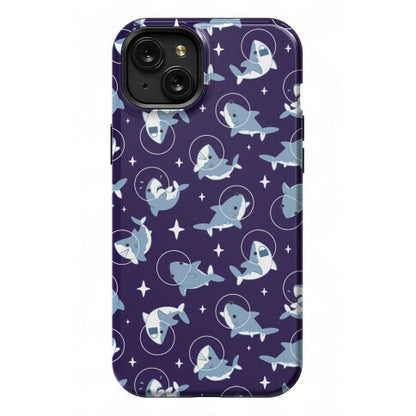 Space Shark Pattern Phone Case