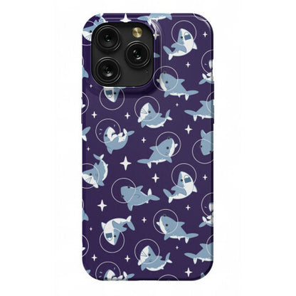 Space Shark Pattern Phone Case