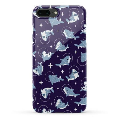 Space Shark Pattern Phone Case