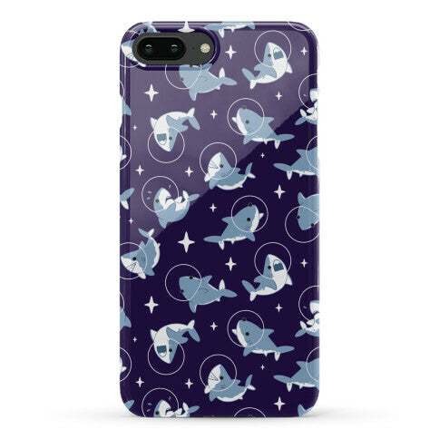 Space Shark Pattern Phone Case