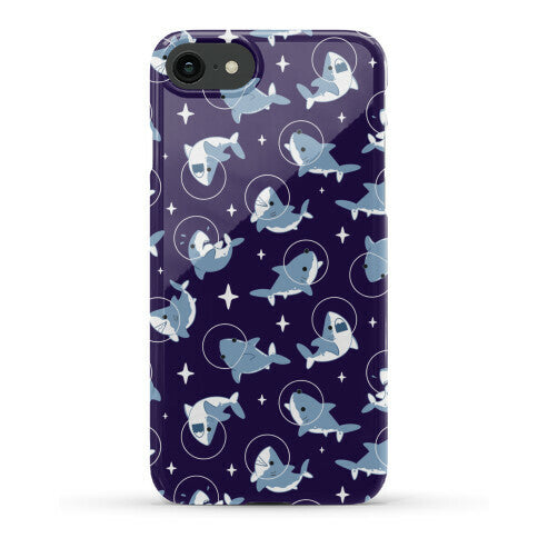 Space Shark Pattern Phone Case