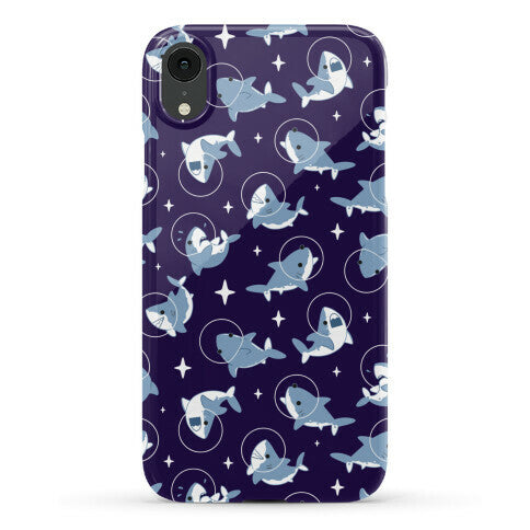 Space Shark Pattern Phone Case
