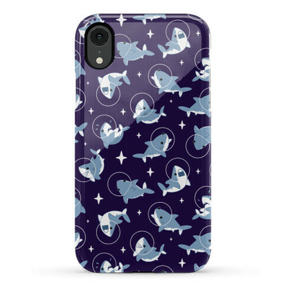 Space Shark Pattern Phone Case