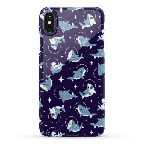 Space Shark Pattern Phone Case